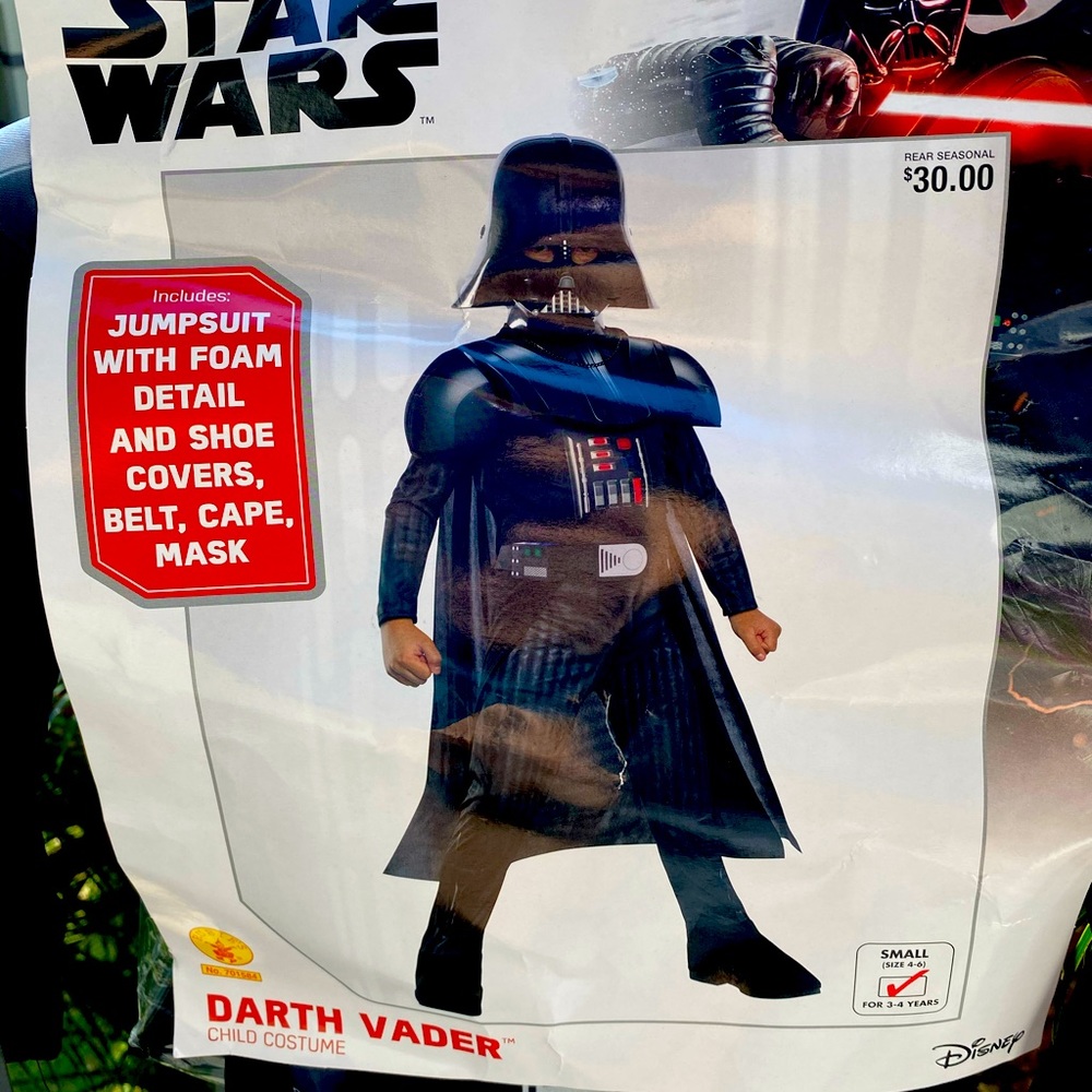 Star Wars Classic Darth Vader child’s costume